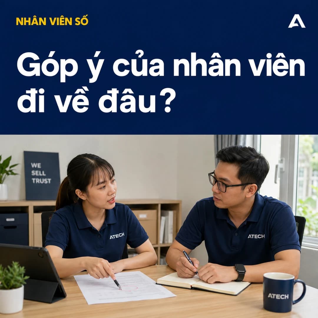Ảnh AI minh họa nhân viên Việt Nam dùng bút sửa thông tin trên giấy trong buổi góp ý