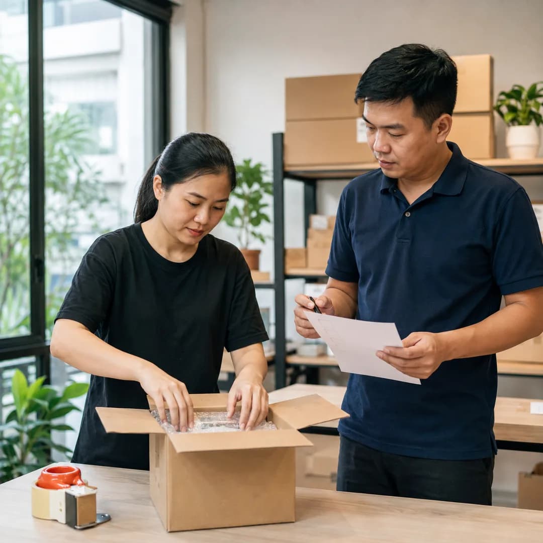 Đội vận hành Việt Nam đối chiếu bản ghi thử tự động hóa với đơn hàng và tình huống thật