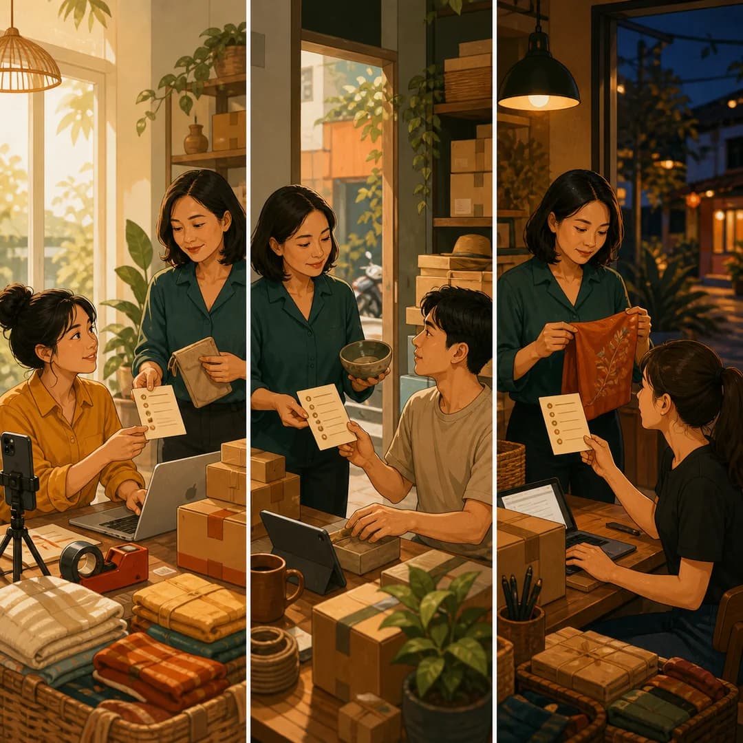 Bảng kiểm nhiều ca làm việc nối với một người quản lý đang xem chất lượng và các lần bàn giao