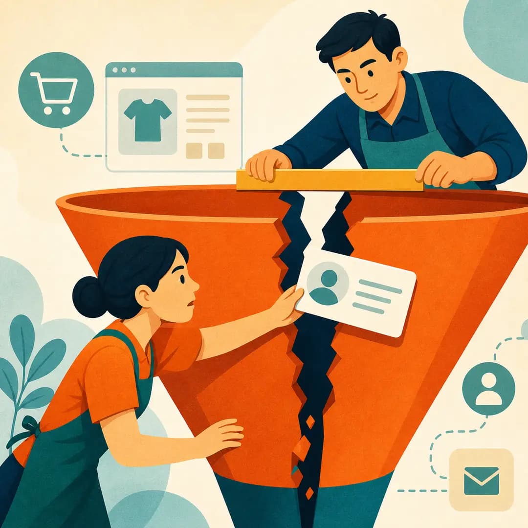Nhân viên giữ lại một thẻ hỏi hàng trước khi rơi qua khe trong phễu chăm sóc