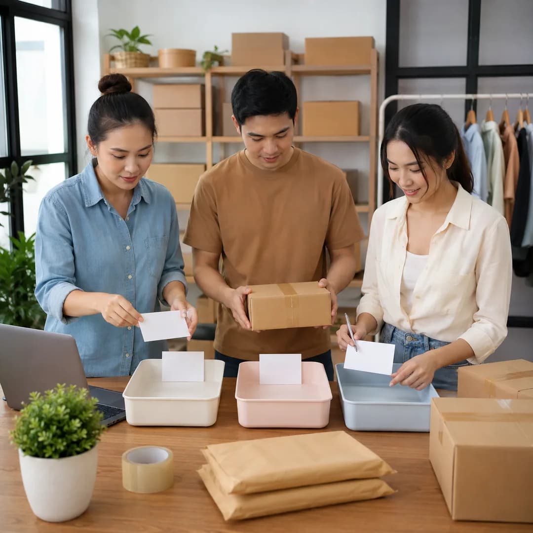 Chủ shop Việt Nam xem ba hàng chờ trước đơn, xử lý đơn và sau mua trong đợt sale