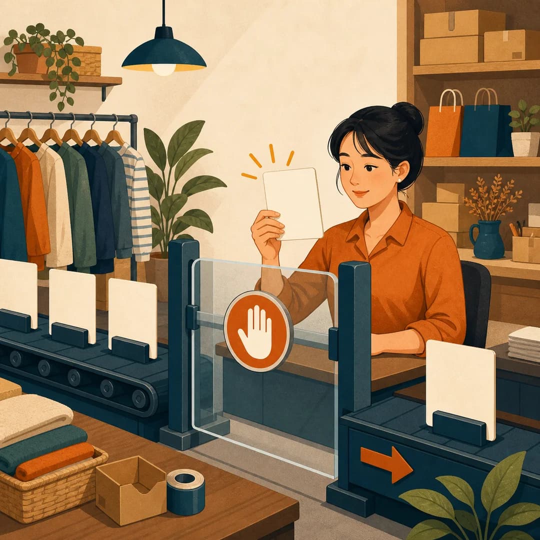 Quản lý duyệt một thẻ mẫu tại cổng để các thẻ cùng loại đi theo luồng đã quy định